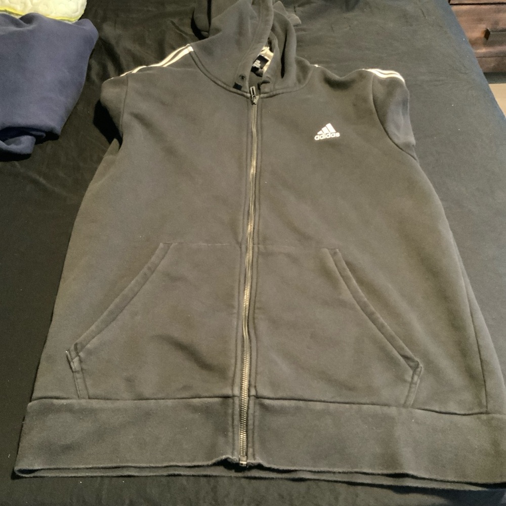 Adidas Gray Athletic sweatshirt